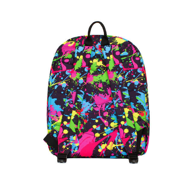 Multicolored - Back - Hype Rainbow Paint Splatter Knapsack