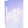 Aqua - Side - Hype Girls Fade Script One Piece Bathing Suit
