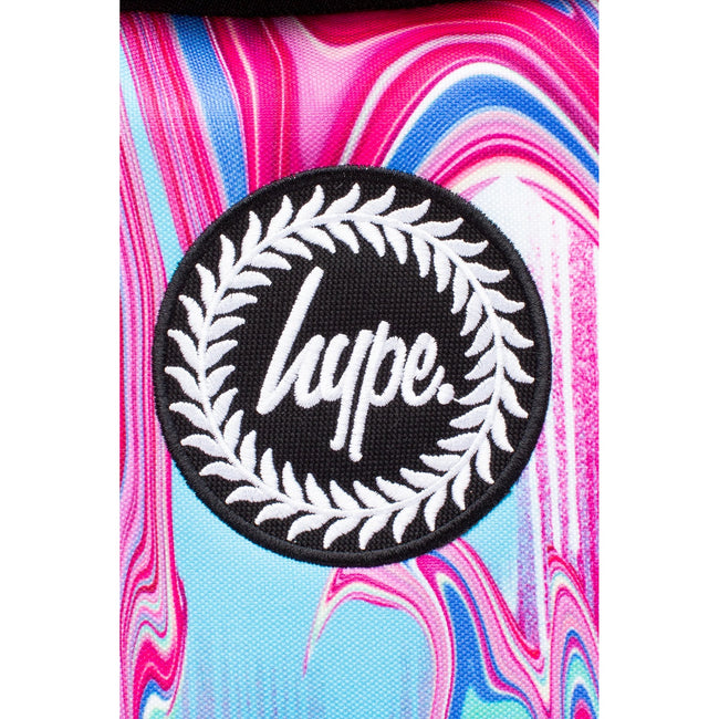 Pink-Blue - Lifestyle - Hype Marble Drips Knapsack