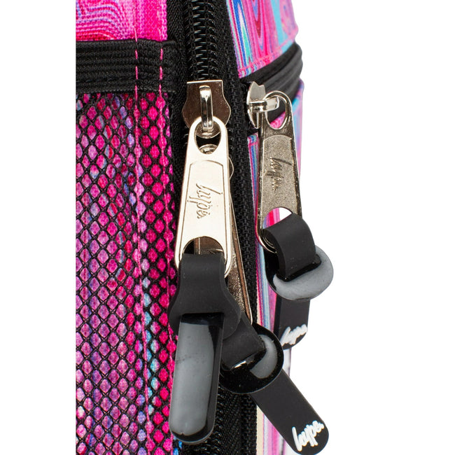 Pink - Close up - Hype Marble Drips Lunch Bag