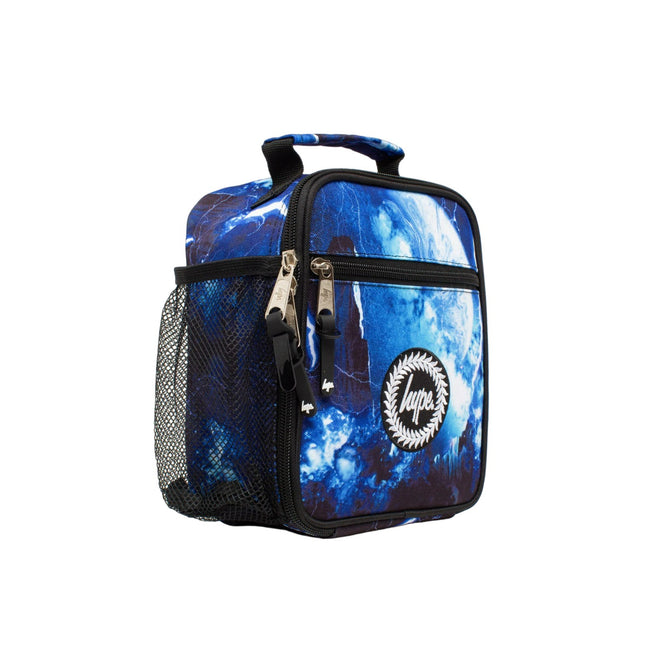 Blue - Side - Hype Galaxy Lightning Lunch Bag