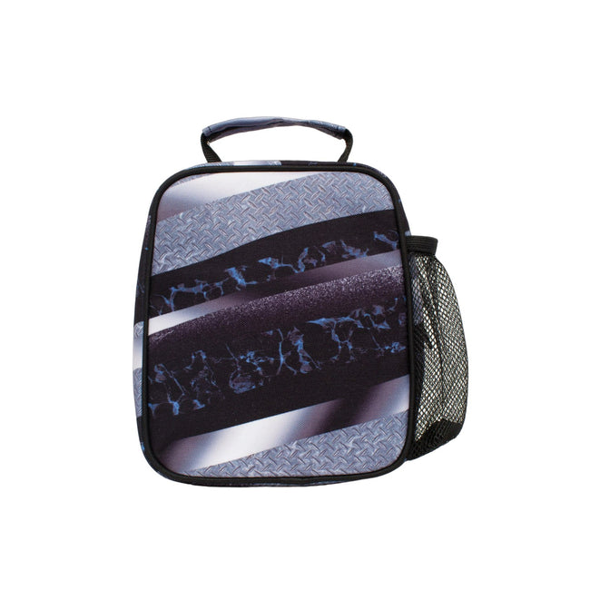 Black-Gray - Back - Hype Mono Gradient Textured Lunch Bag