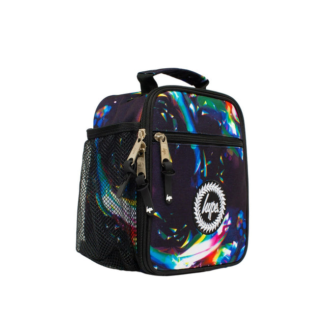 Black - Side - Hype Rainbow Refraction Lunch Bag