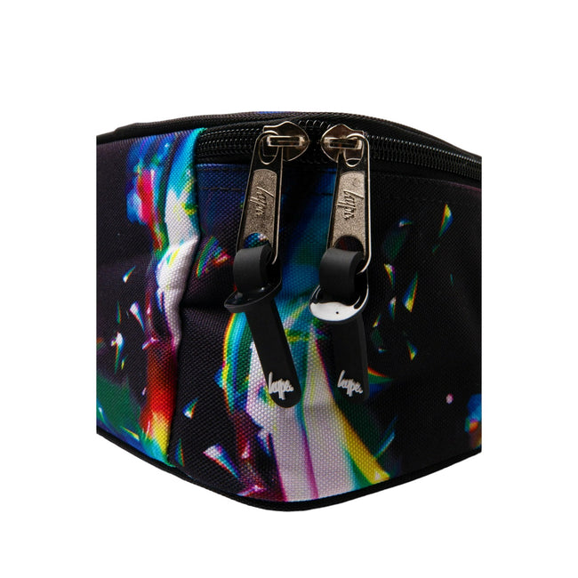 Black - Pack Shot - Hype Rainbow Refraction Lunch Bag