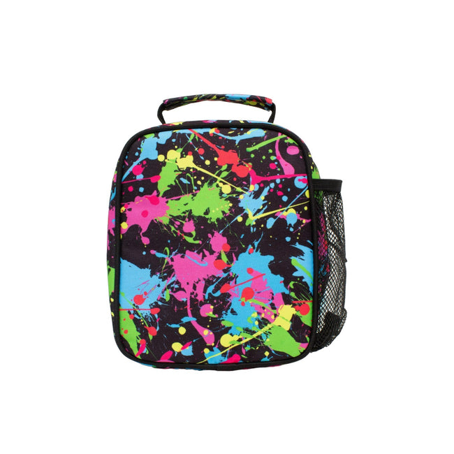Multicolored - Back - Hype Rainbow Paint Splatter Lunch Bag