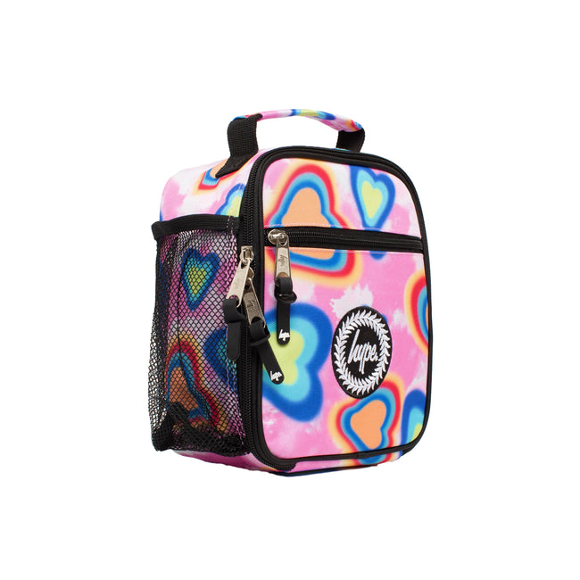 Multicolored - Side - Hype Glow Hearts Lunch Bag