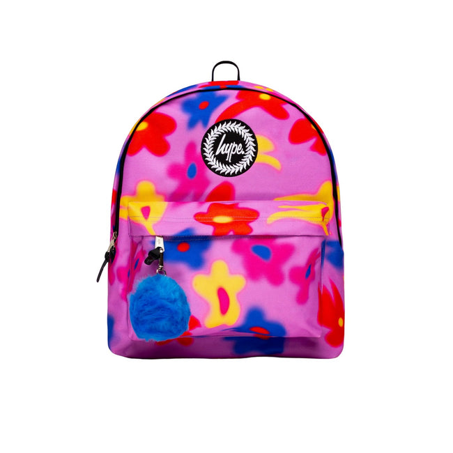 Pink - Front - Hype Daisy Blur Knapsack