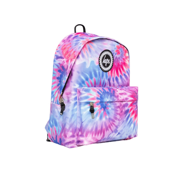 Pink-Purple-Blue - Side - Hype Tie Dye Swirl Knapsack