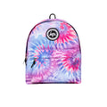 Pink-Purple-Blue - Front - Hype Tie Dye Swirl Knapsack
