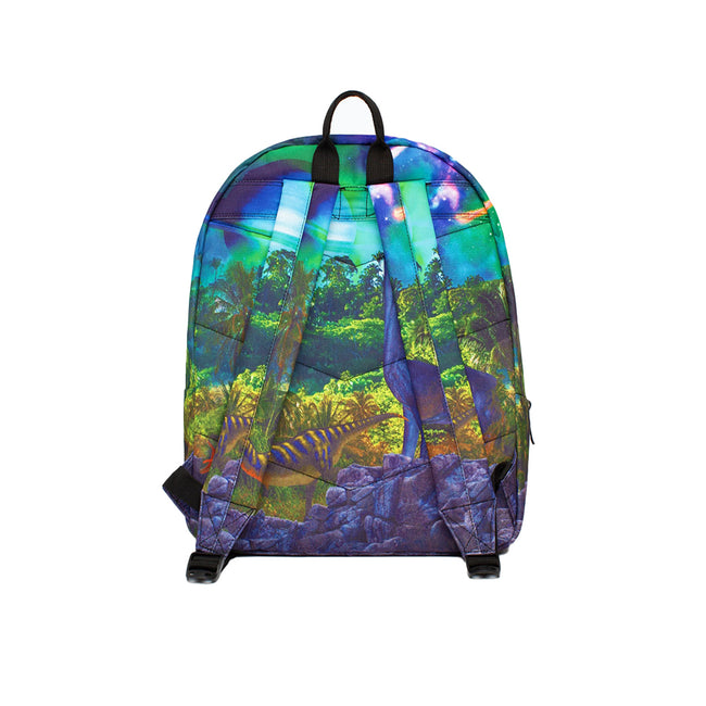 Green - Back - Hype Tropical Space Extinction Knapsack