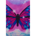 Pink-Blue - Close up - Hype Gradient Skies Butterfly Knapsack