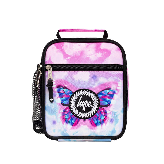 Pink-Blue - Front - Hype Gradient Skies Butterfly Lunch Bag