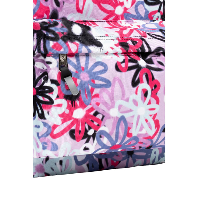 Purple - Lifestyle - Hype Graffiti Flowers Knapsack