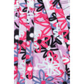 Purple - Close up - Hype Graffiti Flowers Knapsack