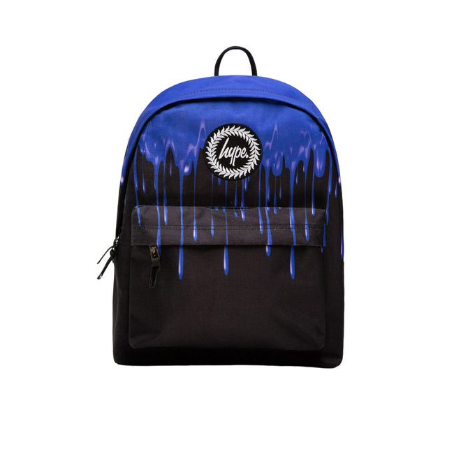 Black-Blue - Front - Hype Slime Drips Knapsack