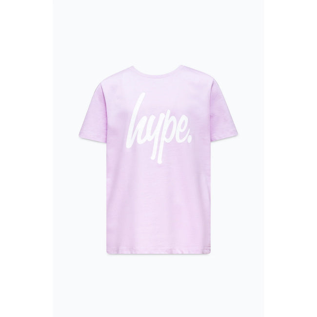 Purple - Front - Hype Girls Script T-Shirt