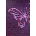 Pink-Purple-Black - Close up - Hype Chrome Glow Butterfly Knapsack