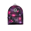 Pink-Purple-Black - Front - Hype Chrome Glow Butterfly Knapsack