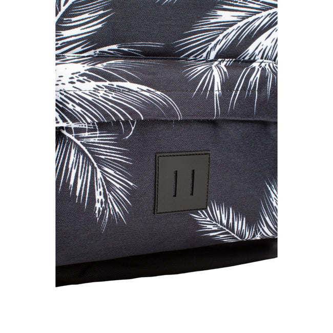 Black-White - Pack Shot - Hype Palm Leaf Knapsack
