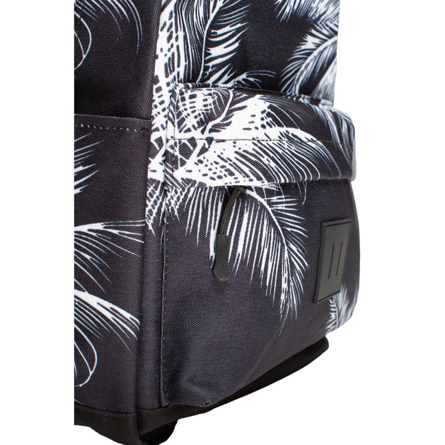 Black-White - Close up - Hype Palm Leaf Knapsack