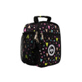 Black-Pink - Side - Hype Heart Glitter Lunch Bag