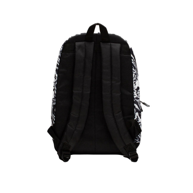 Black-White - Back - Hype Mono Marble Knapsack