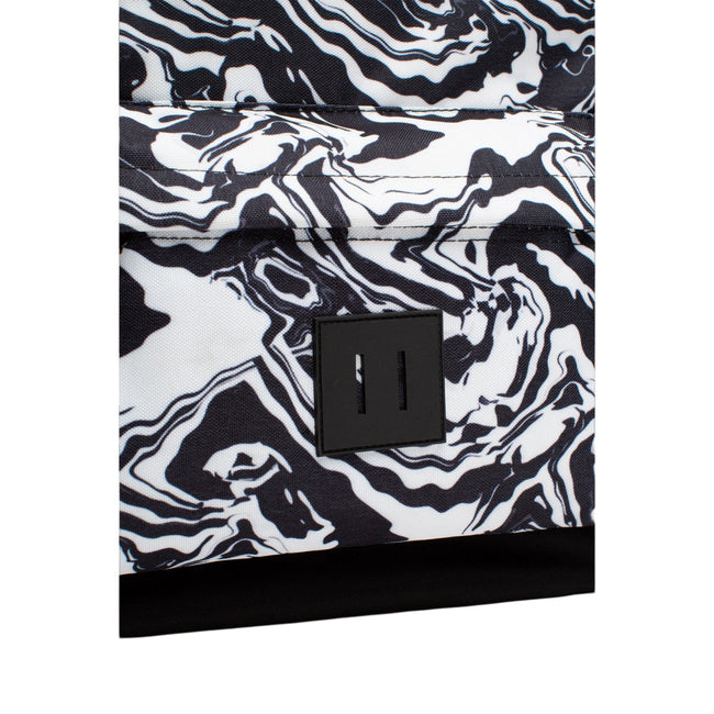 Black-White - Pack Shot - Hype Mono Marble Knapsack