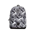 Black-White - Front - Hype Mono Marble Knapsack