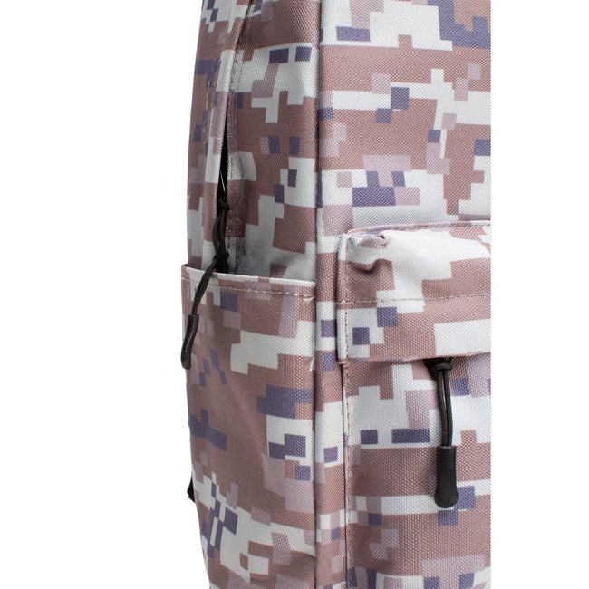 Brown-Green-Black - Lifestyle - Hype Pixel Camo Knapsack