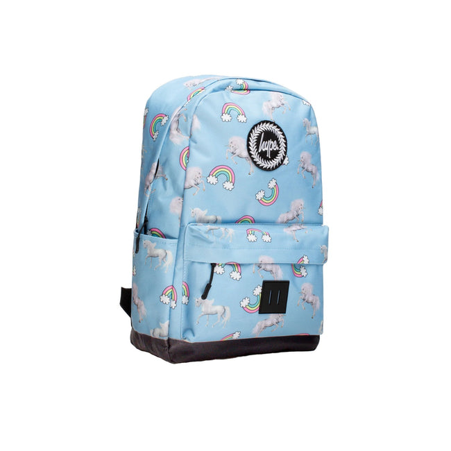 Blue - Side - Hype Unicorn Rainbow Knapsack