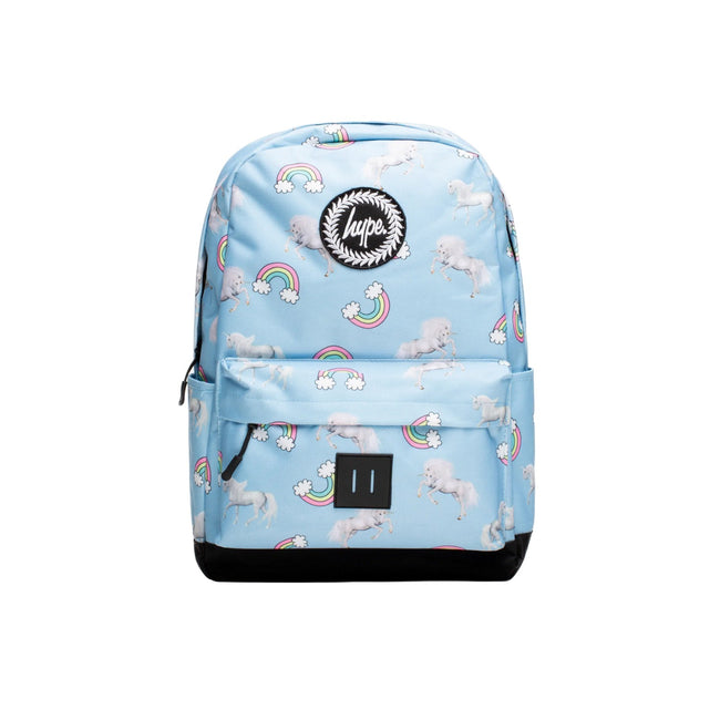 Blue - Front - Hype Unicorn Rainbow Knapsack