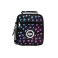 Black-Blue-Purple - Front - Hype Scribble Heart Crest Lunch Bag