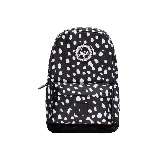 Black-White - Front - Hype Spotted Knapsack