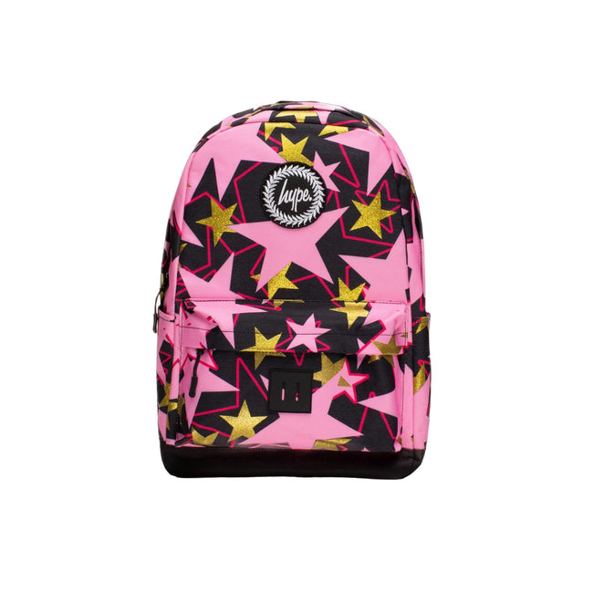 Black-Pink-Gold - Front - Hype Stars Knapsack