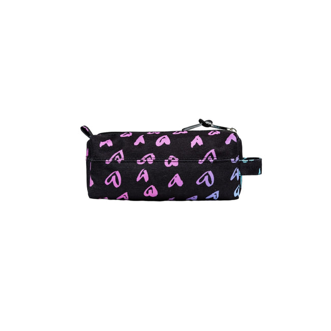 Black-Blue-Purple - Back - Hype Scribble Heart Crest Pencil Case