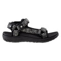 Black-Gray - Back - Hi-Tec Mens Hanary Sandals