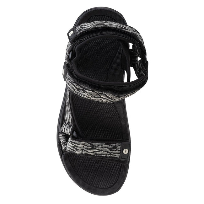 Black-Gray - Lifestyle - Hi-Tec Mens Hanary Sandals