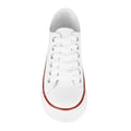 White - Pack Shot - Krisp Womens-Ladies Basic Low Top Sneakers