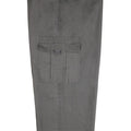 Gray - Side - Krisp Mens Multi Pocket Cargo Trousers
