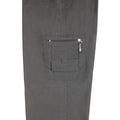 Gray - Lifestyle - Krisp Mens Multi Pocket Cargo Trousers