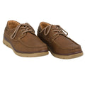 Camel - Lifestyle - Krisp Mens Plain Leather Boat Shoes