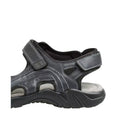 Blue - Lifestyle - Krisp Mens Leather Sport Sandals