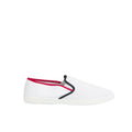 White - Front - Krisp Mens Summer Pumps