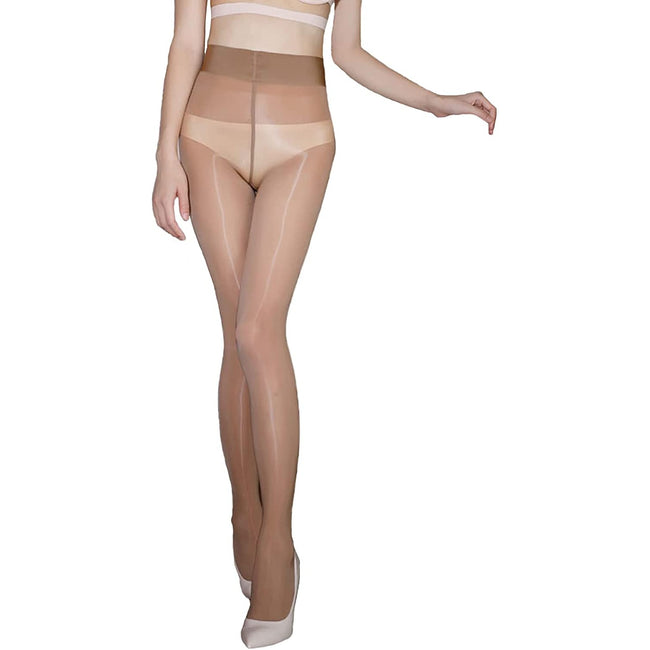 Natural Tan - Front - Silky Womens-Ladies Glossy Tights