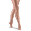 Natural Tan - Back - Silky Womens-Ladies Glossy Tights