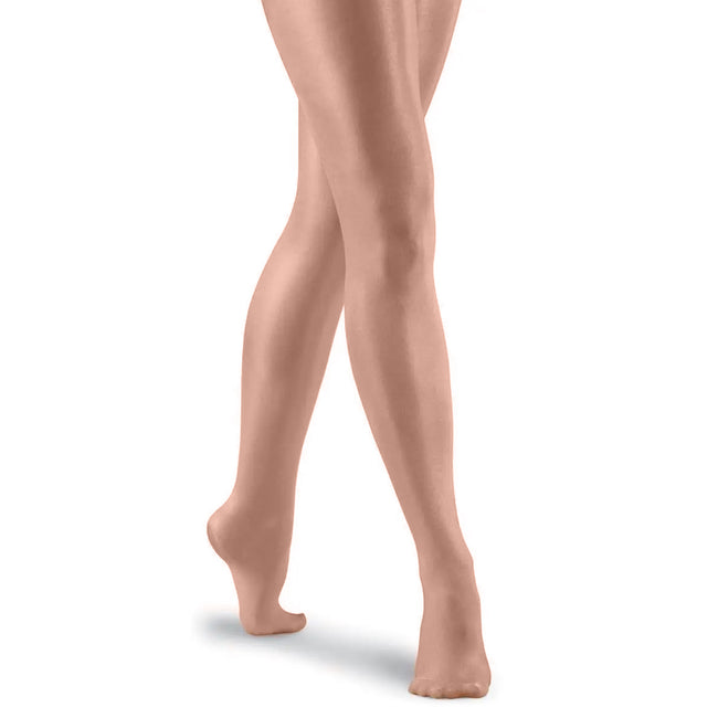 Natural Tan - Back - Silky Womens-Ladies Glossy Tights