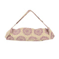 Cream-Purple - Back - Yoga-Mad Mandala Yoga Mat Bag