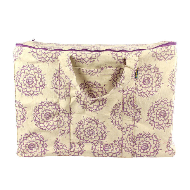 Purple - Front - Yoga-Mad Mandala Kit Bag