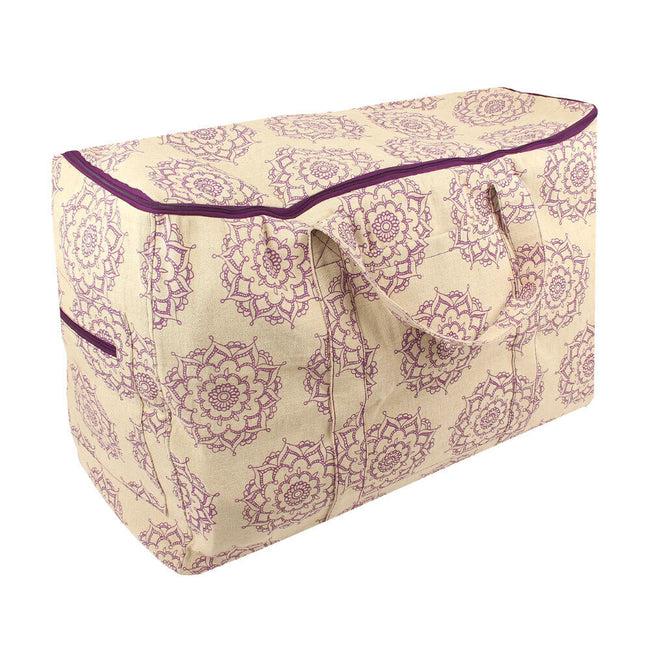Purple - Side - Yoga-Mad Mandala Kit Bag