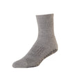 Gray - Front - Base 33 Mens Gripped Crew Socks